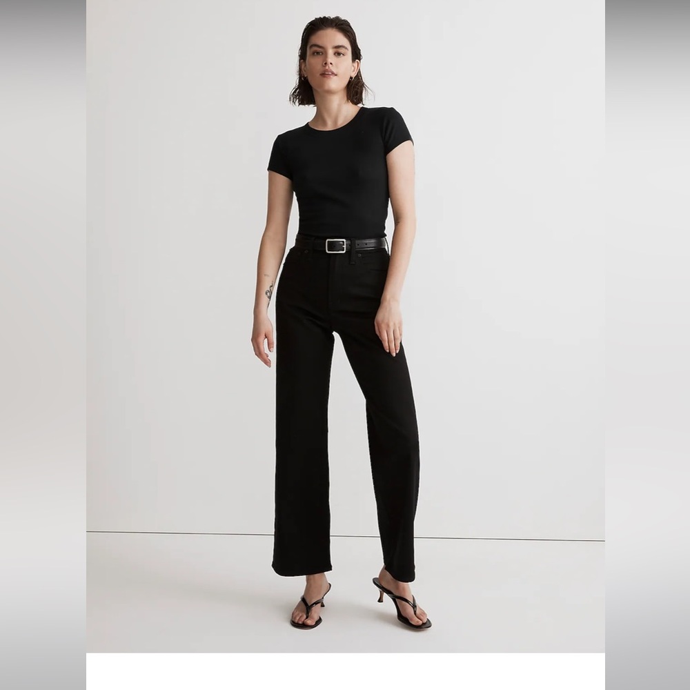 Madewell perfect vintage wide leg jean, never worn